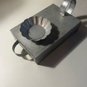 Vintage Pewter Storage Container